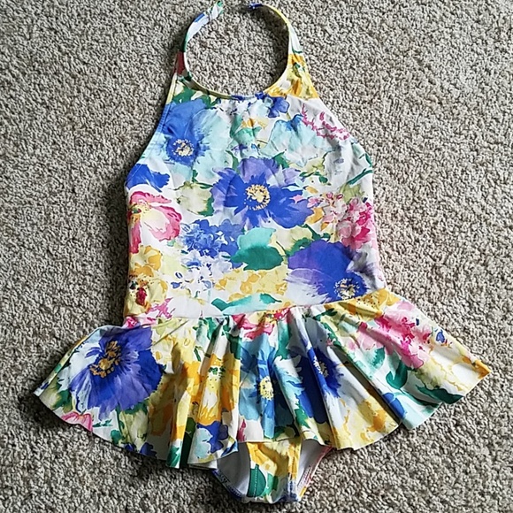ralph lauren girls swim